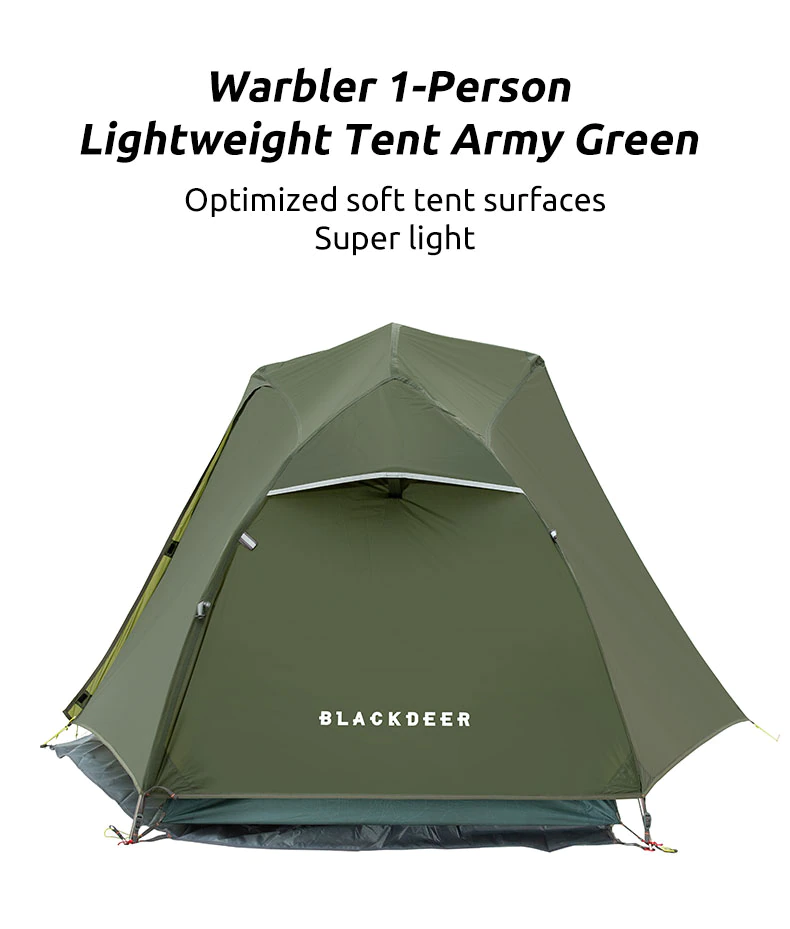 Cheap Goat Tents Blackdeer Archeos 1pro One Person Tent For Hiking Trekking 220*90cm Size 8.5mm Aluminum Pole Contain Footprint   